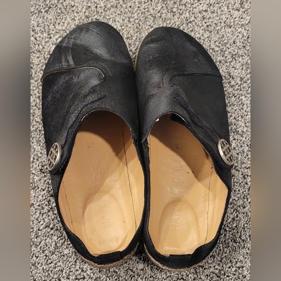 Haflinger Adventure in Black, Size 40  (US 9), Leather Ukraine Made Lagenlook - Picture 11 of 11